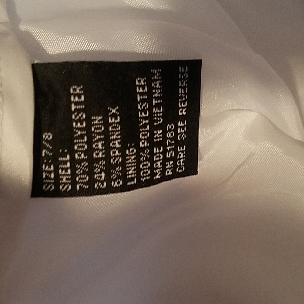 Beautiful white pants size 7/8 - Picture 5 of 5